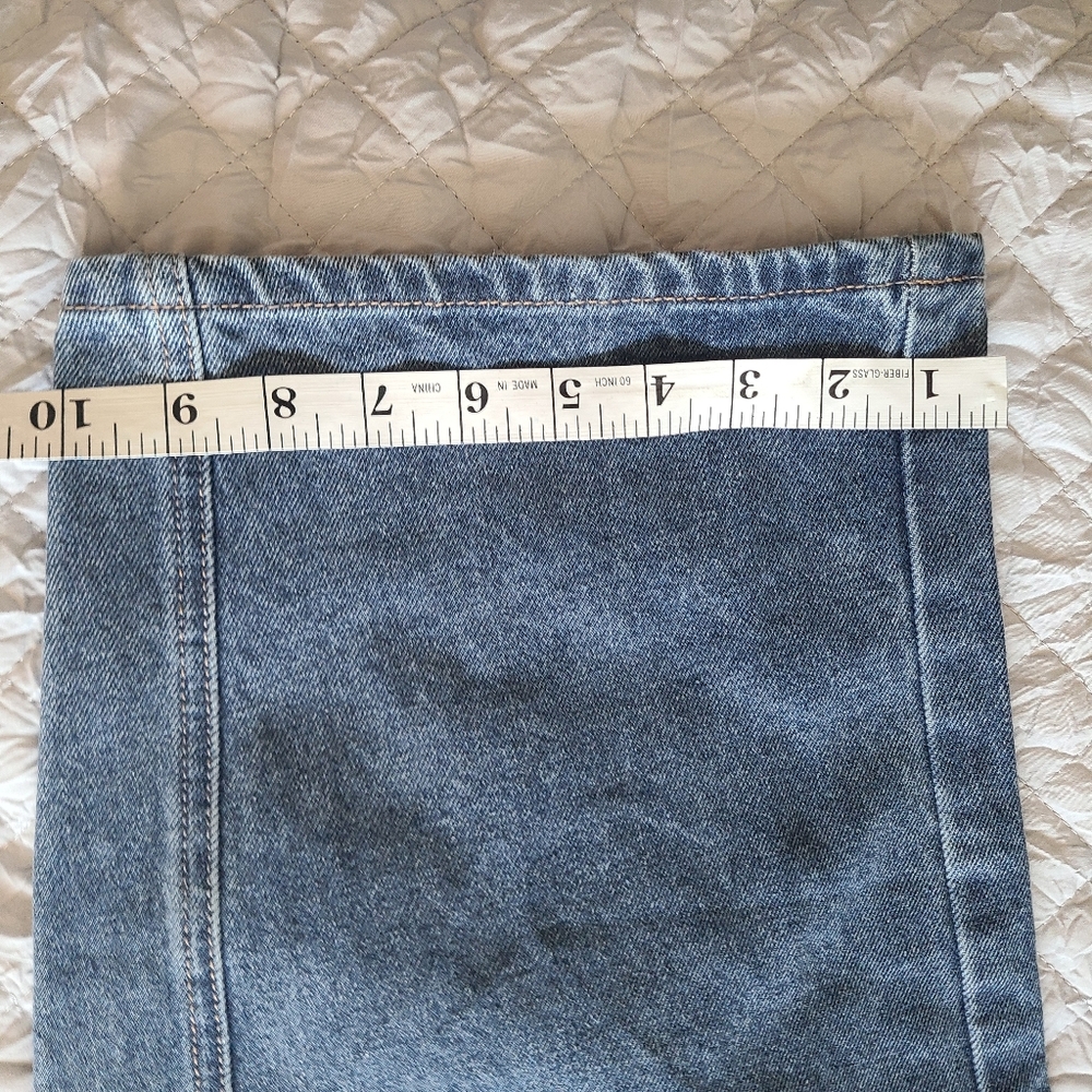 Aelfric Eden UNISEX Y2K-inspired Hip-Hop Bold Wide Leg Relaxed Style Jeans Sz 30 - Picture 6 of 12